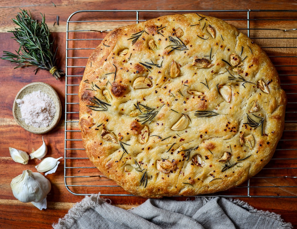 Garlic Rosemary Focaccia