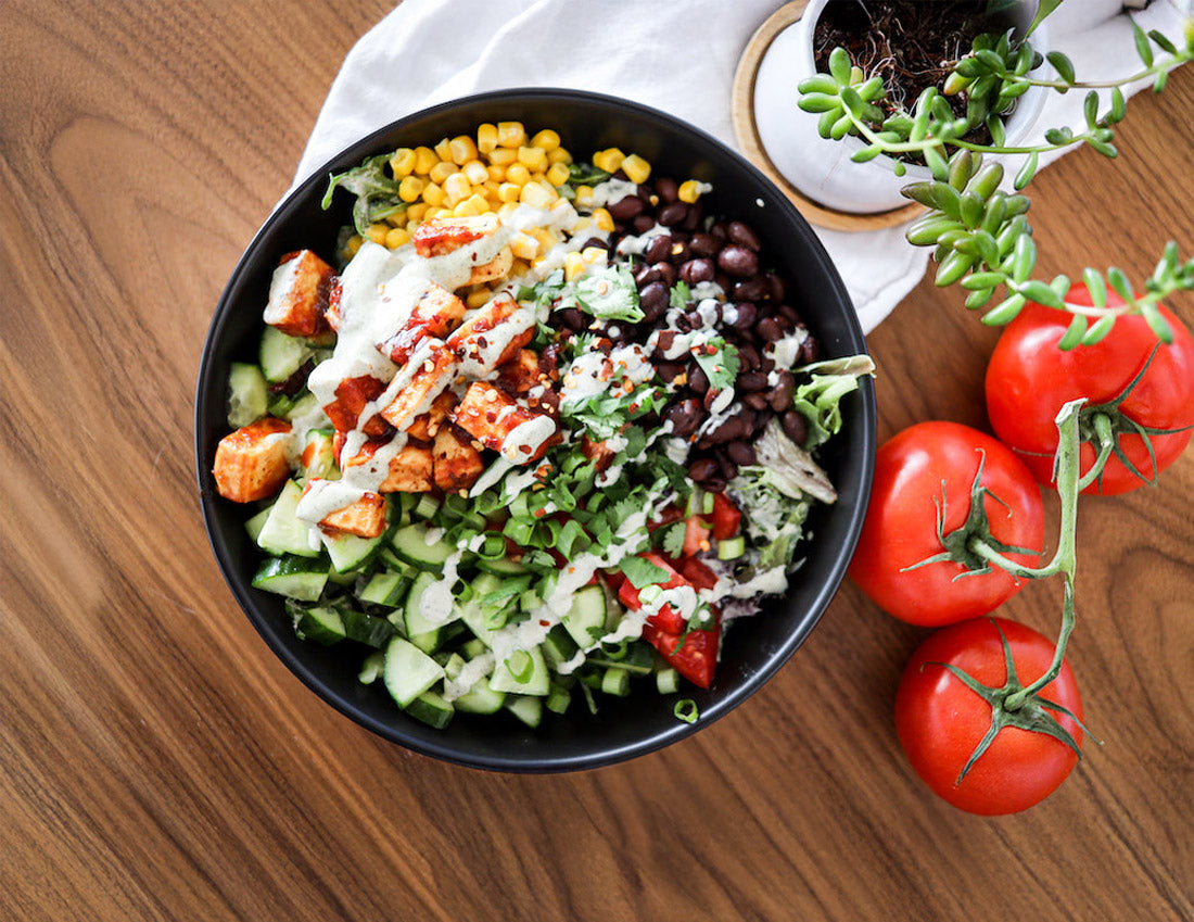 BBQ Tofu Salad