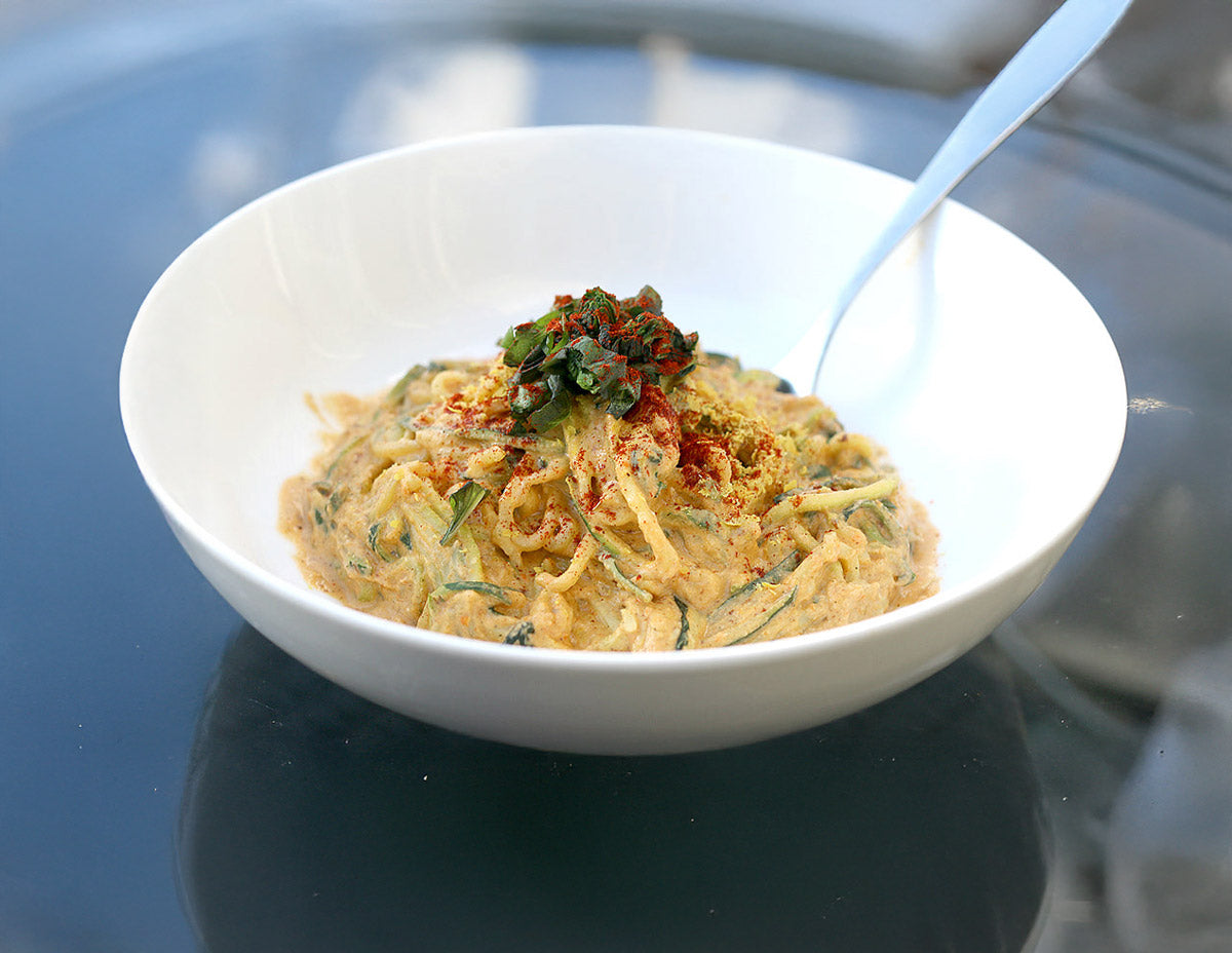 Vegan Creamy Red Pepper Sauce & Pasta