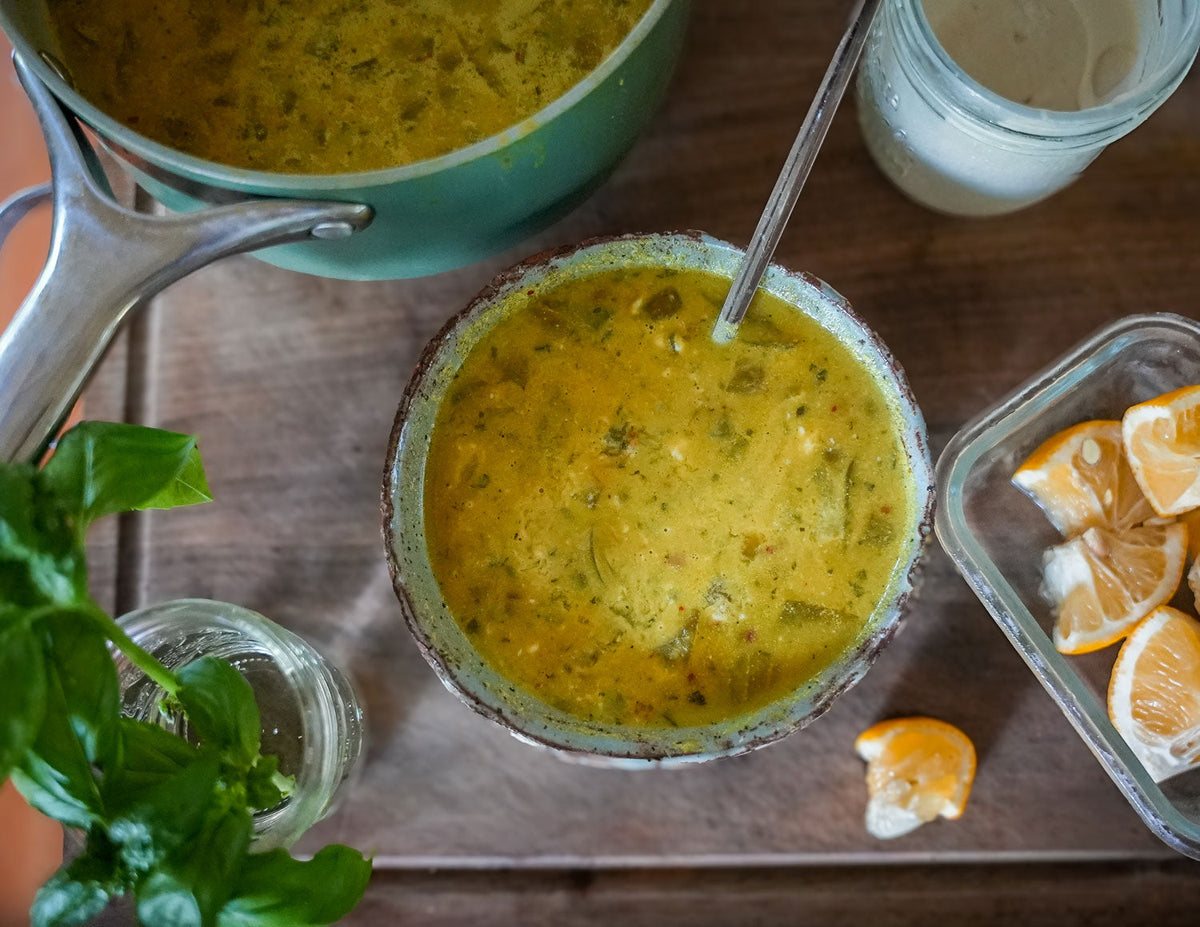 Golden Lentil & Potato Soup