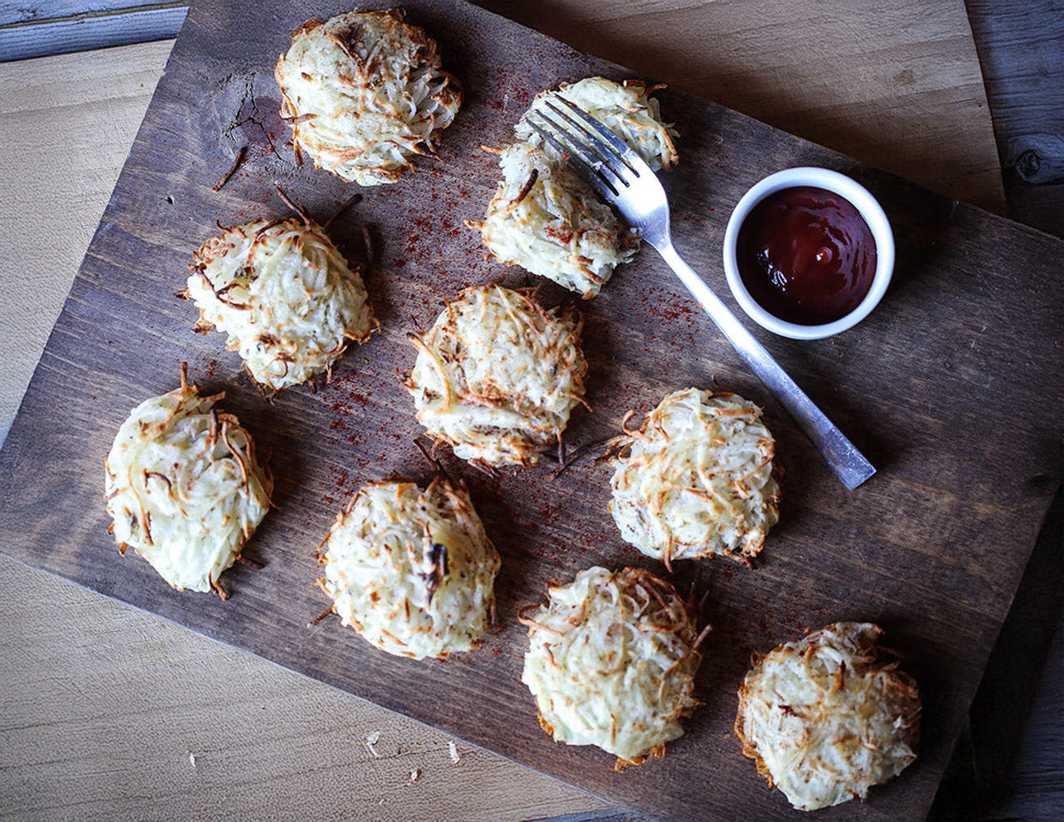 Oil-Free Hash Brown Rounds