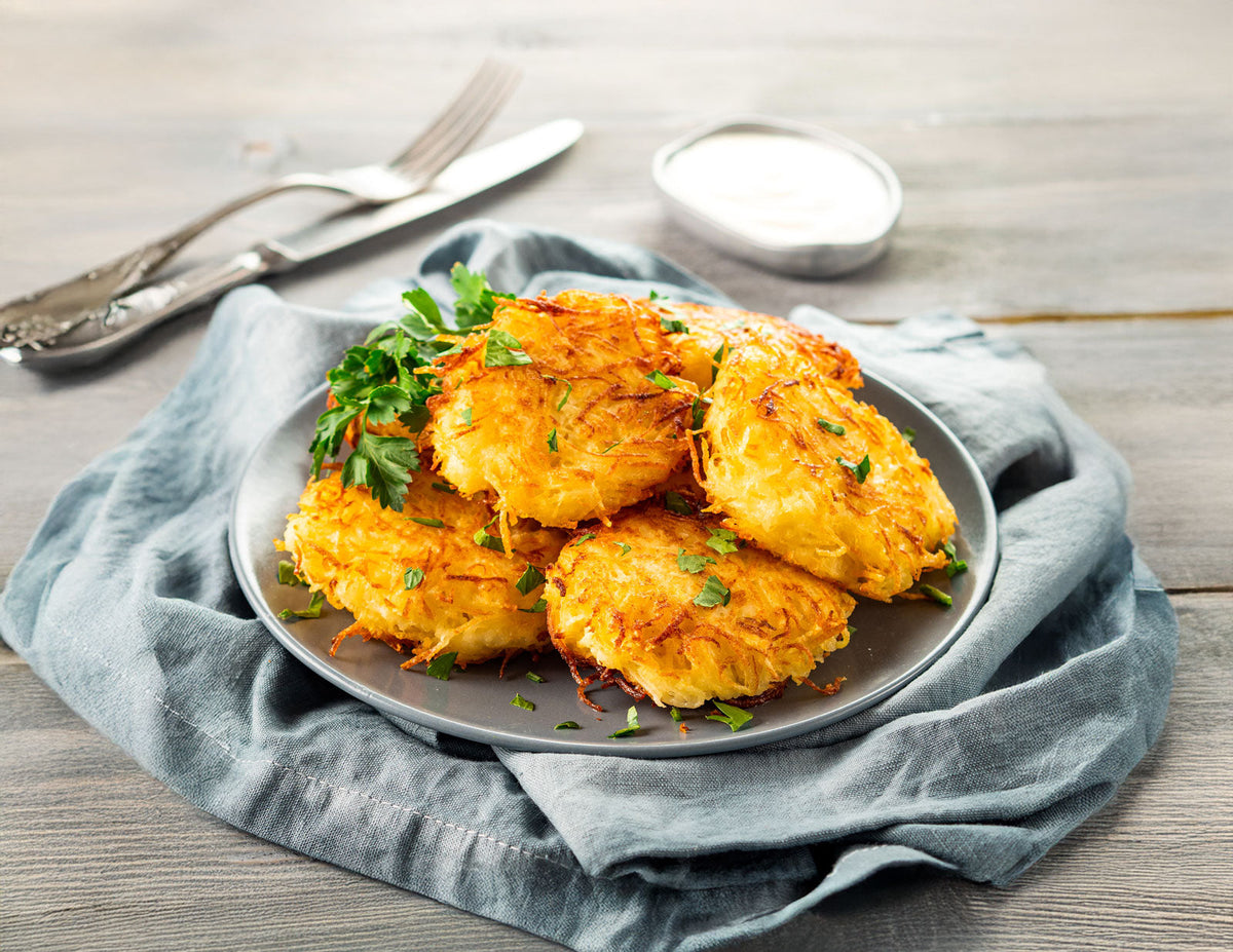 Oil-Free Hash Brown Rounds