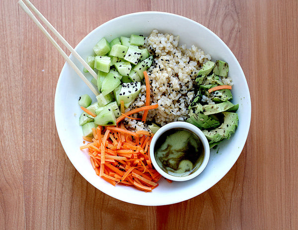 Simple Vegan Sushi Bowl